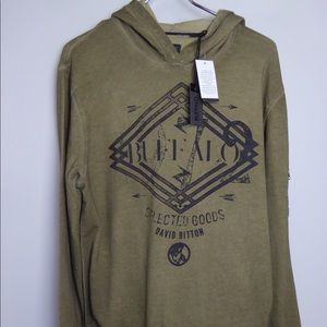 Buffalo David Bitton French Terry Distressed Hoody